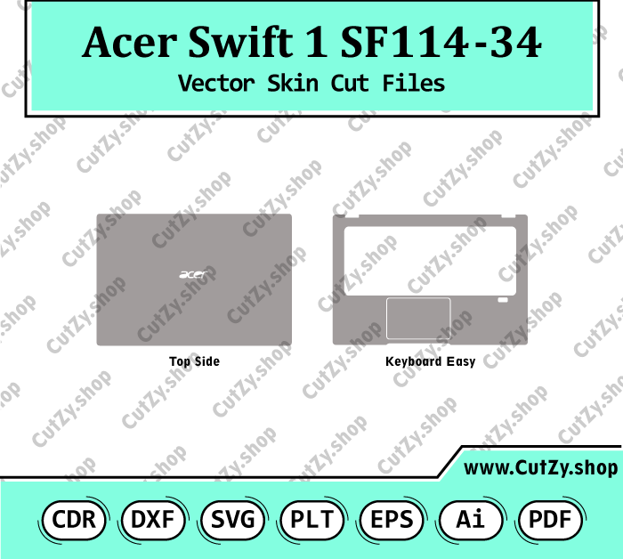 Acer Swift 1 SF114-34 Vector Skin Cut Files
