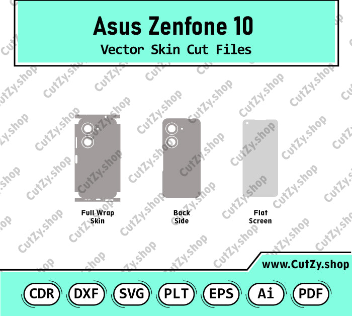 Asus Zenfone 10 Vector Skin Cut Files