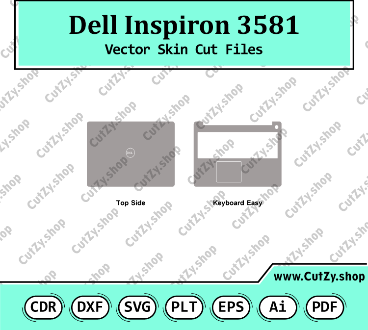 Dell Inspiron 3581 Vector Skin Cut Files