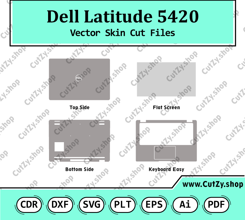 Dell Latitude 5420 Vector Skin Cut Files