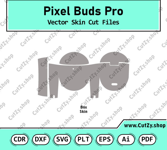 Google Pixel Buds Pro Vector Skin Cut Files