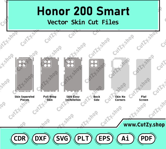 Honor 200 Smart Vector Skin Cut Files