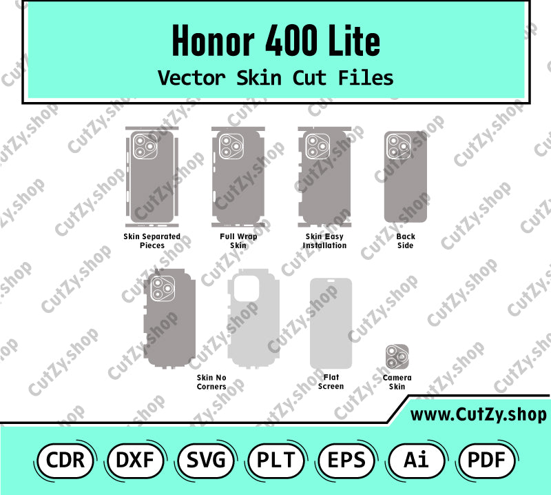 Honor 400 Lite Vector Skin Cut Files