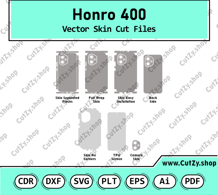 Honor 400 Vector Skin Cut Files