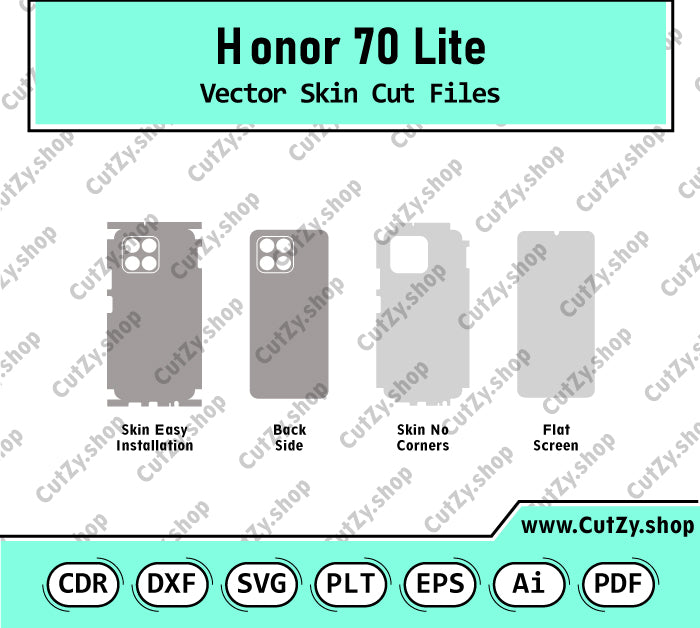 Honor 70 lite Vector Skin Cut Files