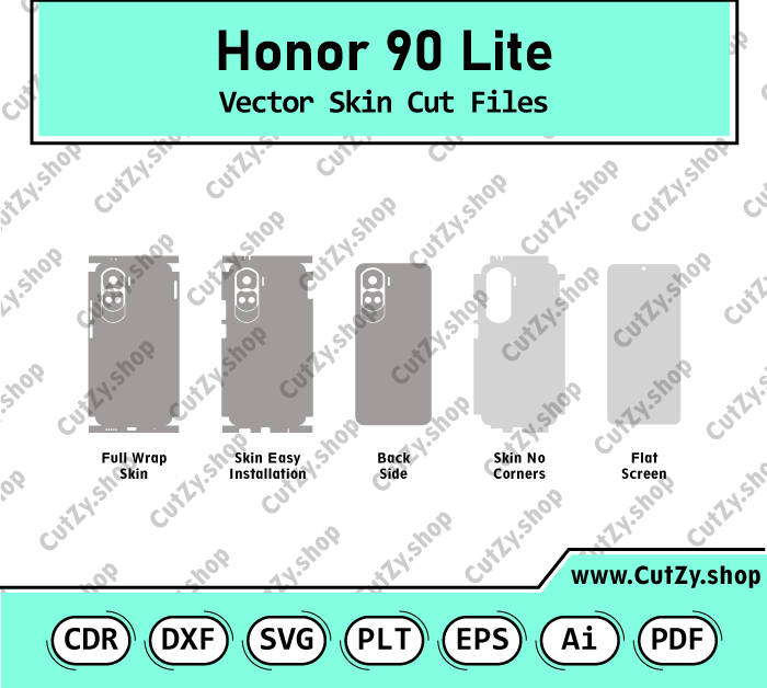 Honor 90 Lite Vector Skin Cut Files