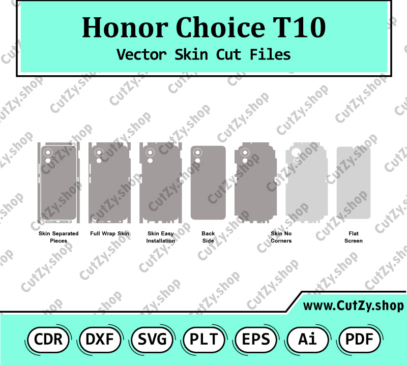 Honor Choice T10 Vector Skin Cut Files