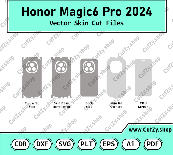Honor Magic6 Pro Vector Skin Cut Files