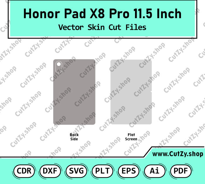 Honor Pad X8 Pro Vector Skin Cut Files