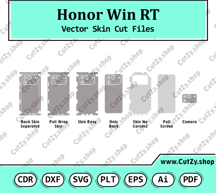 Honor Win RT Vector Skin Cut Files