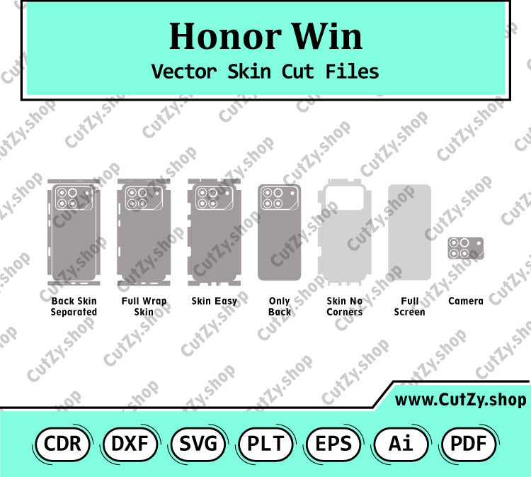 Honor Win Vector Skin Cut Files