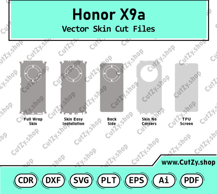 Honor X9a Vector Skin Cut Files