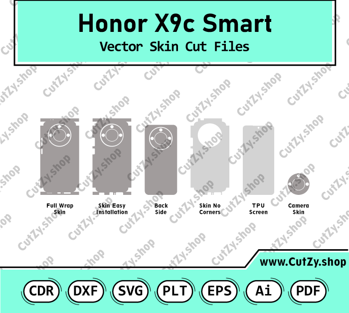 Honor X9c Smart (BRC-AN00) Vector Skin Cut Files