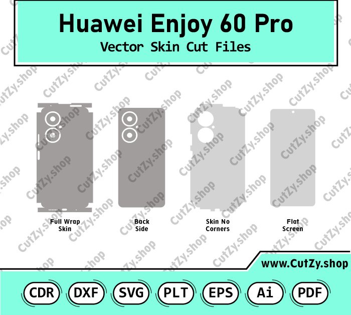 Huawei Enjoy 60 Pro Vector Skin Cut Files