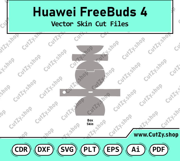 Huawei FreeBuds 4 Vector Skin Cut Files