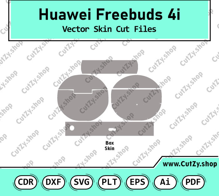 Huawei Freebuds 4I Vector Skin Cut Files