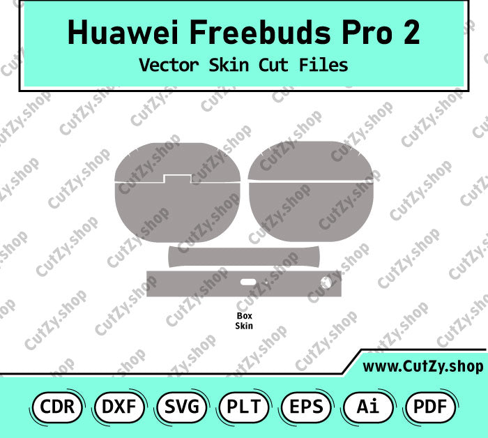 Huawei Freebuds Pro 2 Vector Skin Cut Files