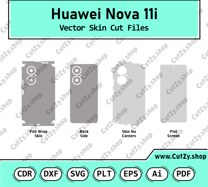 Huawei Nova 11i Vector Skin Cut Files