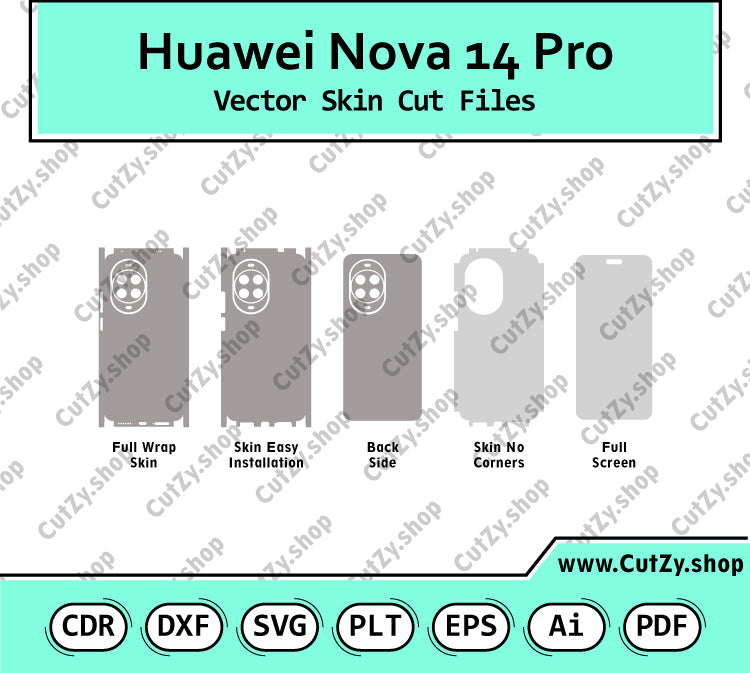 Huawei Nova 14 Pro Vector Skin Cut Files