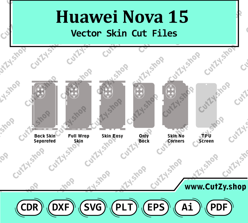 Huawei Nova 15 Vector Skin Cut Files