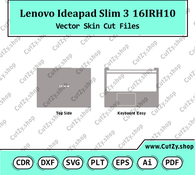 Lenovo Ideapad Slim 3 16IRH10 Vector Skin Cut Files