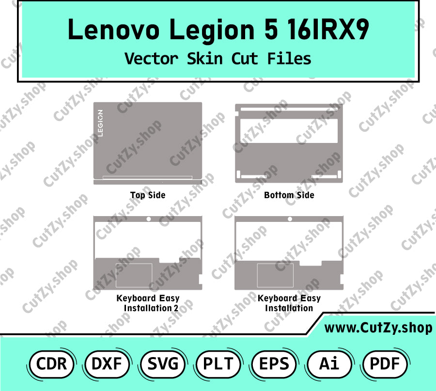 Lenovo Legion 5 16IRX9 Vector Skin Cut Files