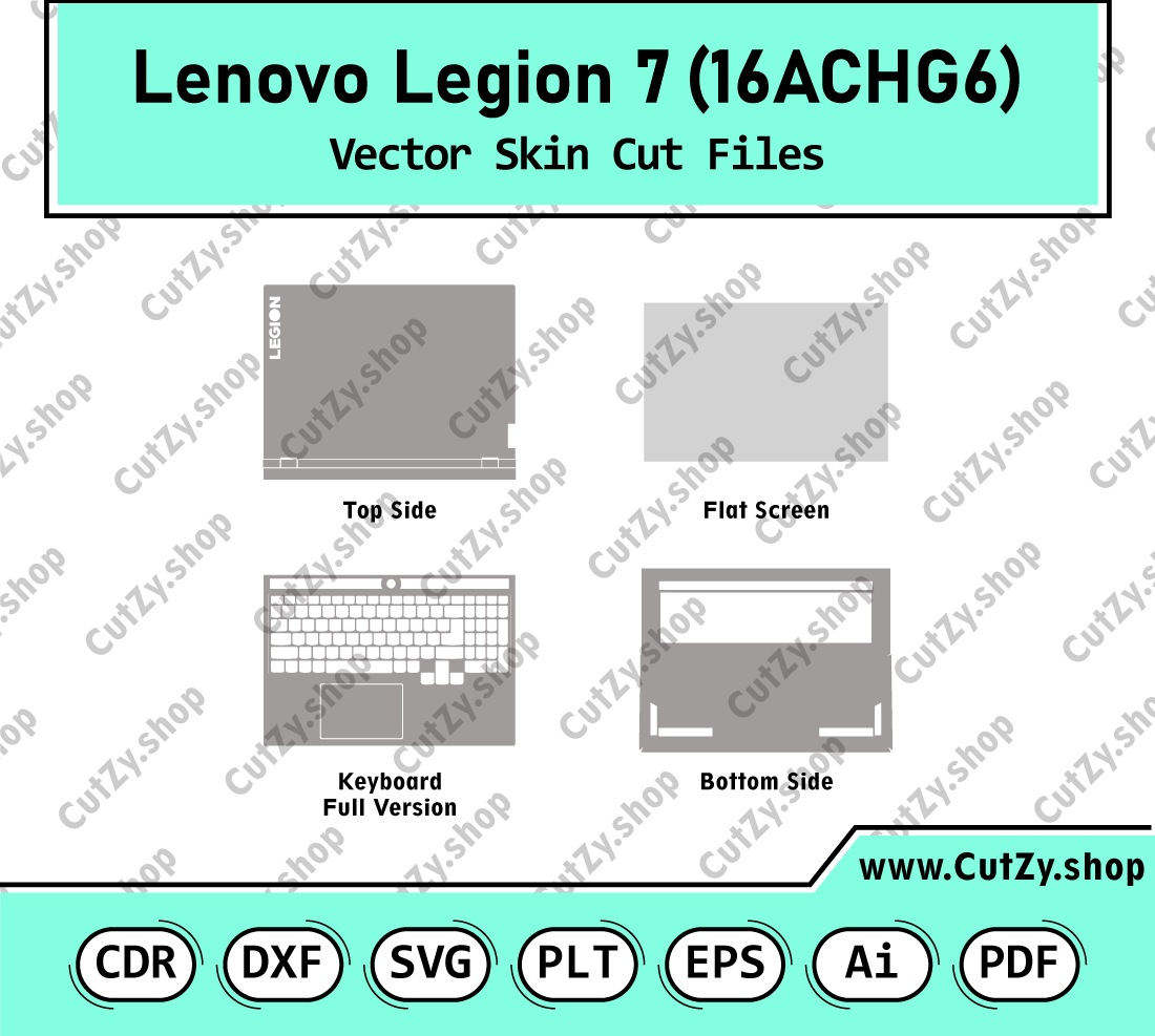 Lenovo Legion 7 16ACHG6 Vector Skin Cut Files