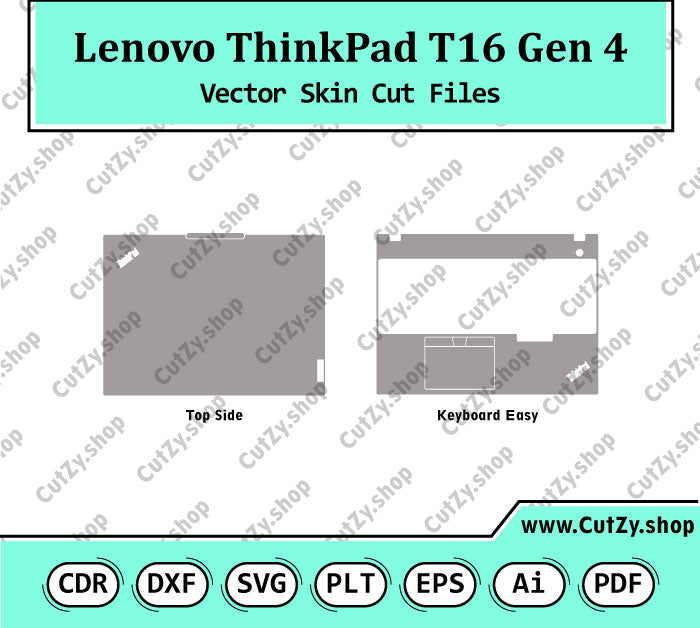 Lenovo ThinkPad T16 Gen 4 Vector Skin Cut Files