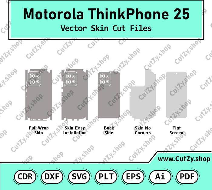 Motorola ThinkPhone 25 Vector Skin Cut Files