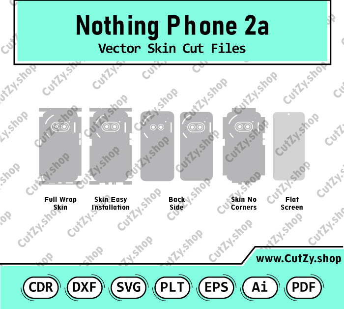 Nothing Phone (2a) Vector Skin Cut Files