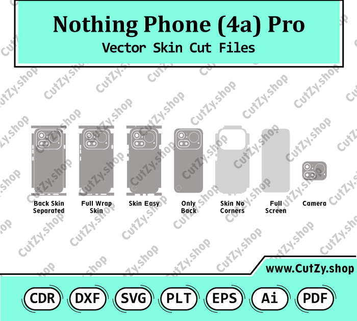 Nothing Phone (4a) Pro Vector Skin Cut Files