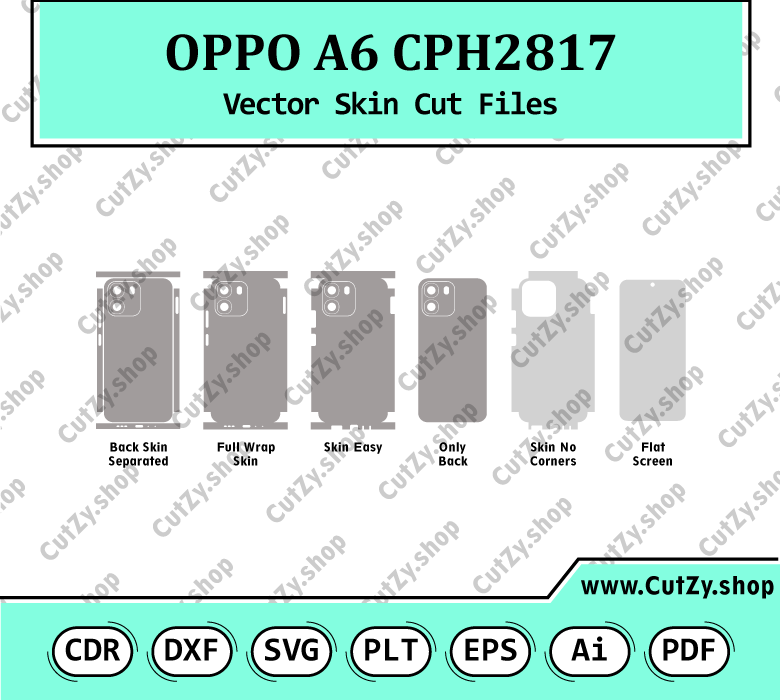 OPPO A6 CPH2817 Vector Skin Cut Files