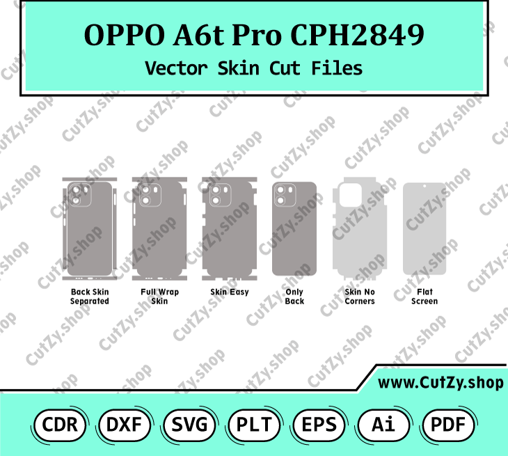 OPPO A6t Pro CPH2849 Vector Skin Cut Files