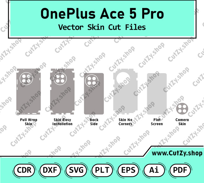 OnePlus Ace 5 Pro Vector Skin Cut Files