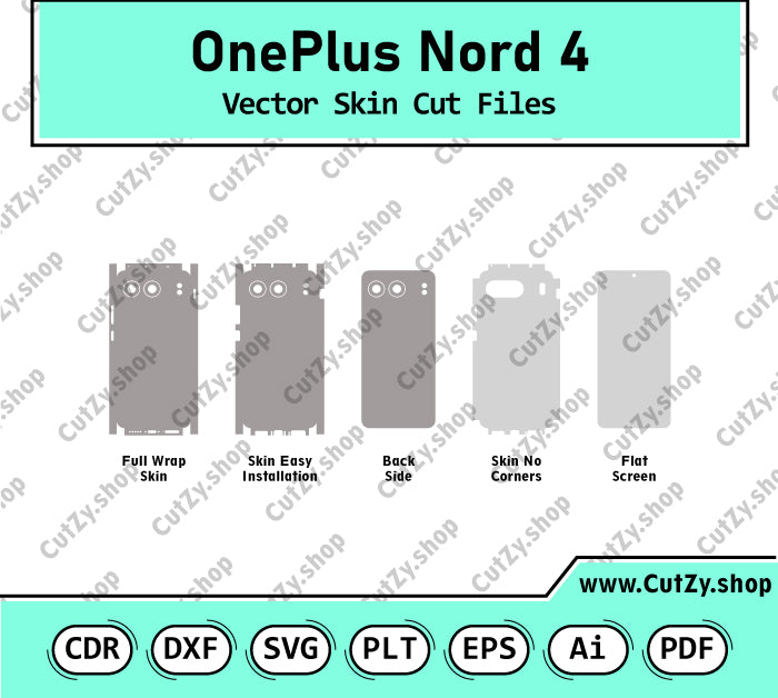 OnePlus Nord 4 Vector Skin Cut Files