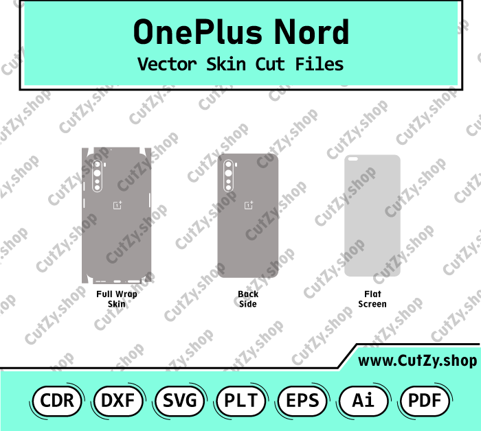OnePlus Nord Vector Skin Templates