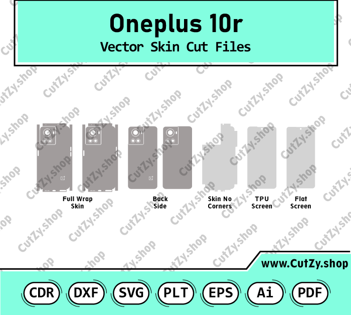 Oneplus 10r Vector Skin Cut Files