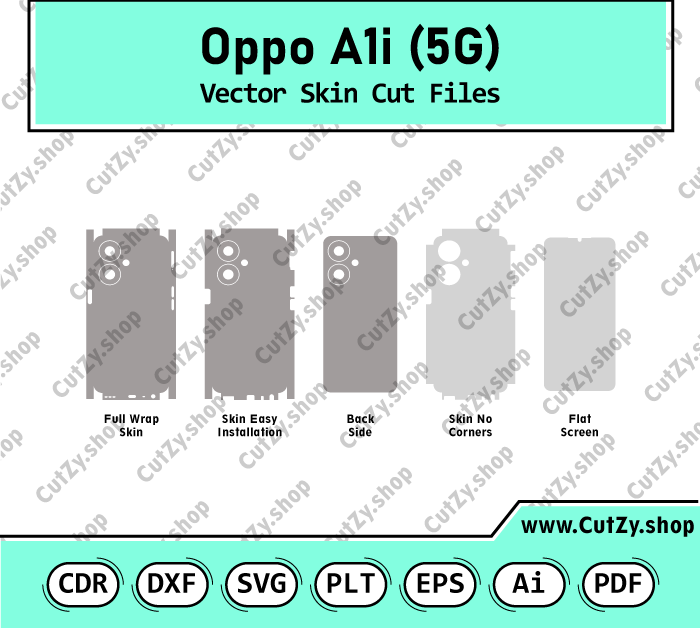 Oppo A1i 5G Vector Skin Cut Files