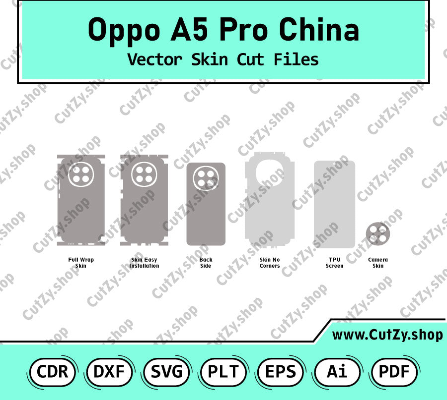 Oppo A5 Pro China Vector Skin Cut Files
