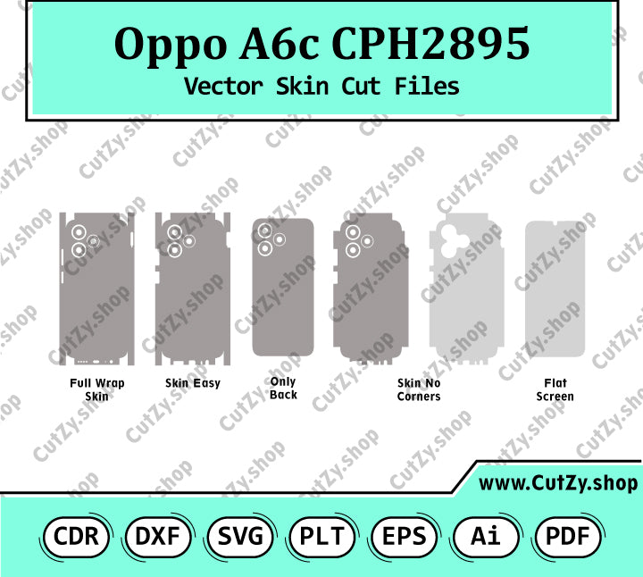 Oppo A6c CPH2895 Vector Skin Cut Files
