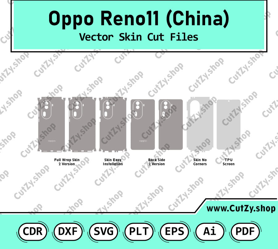 Oppo Reno 11 (China) Vector Skin Cut Files