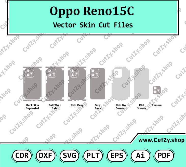 Oppo Reno15C Vector Skin Cut Files