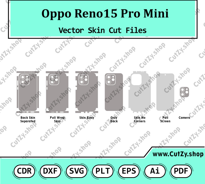 Oppo Reno15 Pro Mini Vector Skin Cut Files