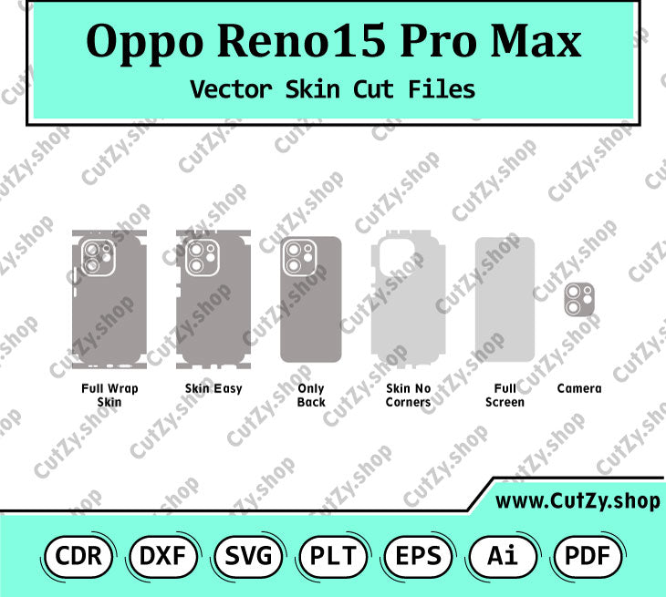 Oppo Reno15 Pro Max Vector Skin Cut Files