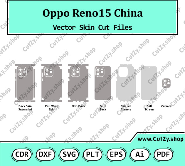 Oppo Reno15 China PLW110 Vector Skin Cut Files