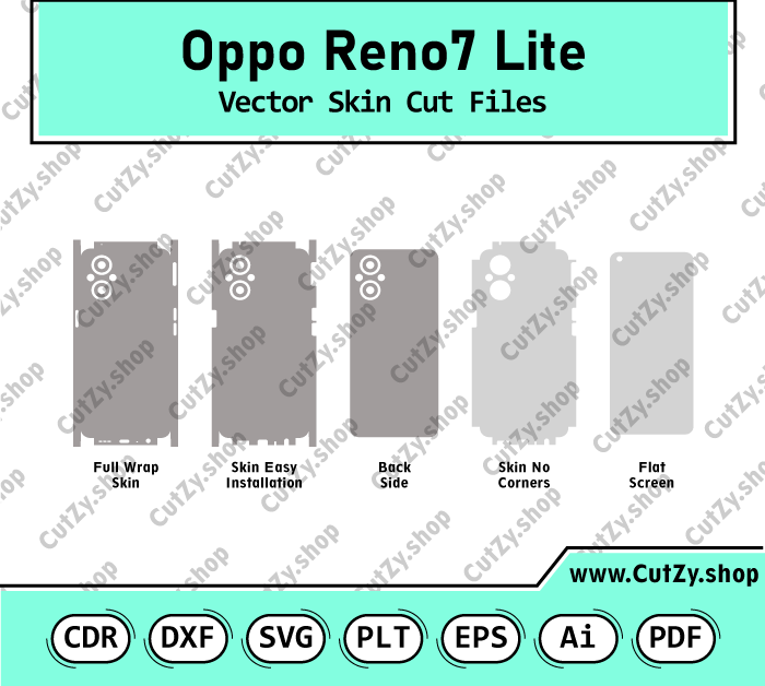 Oppo Reno7 Lite Vector Skin Cut Files