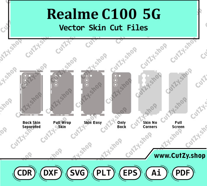 Realme C100 5G Vector Skin Cut Files