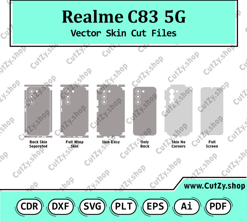 Realme C83 5G Vector Skin Cut Files