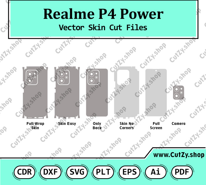 Realme P4 Power RMX5107 Vector Skin Cut Files