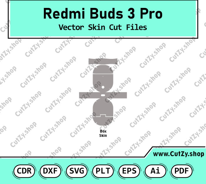 Redmi Buds 3 Pro Vector Skin Cut Files